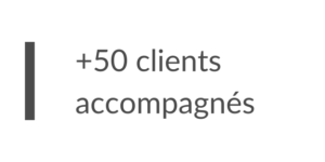 50 clients accompagnés 50 clients accompagnés