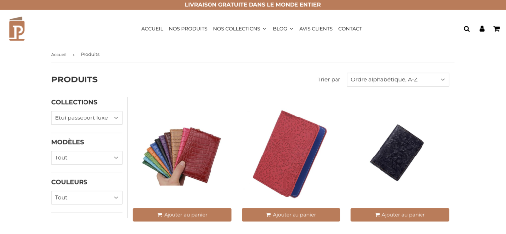 Protege-Passeport.fr : Comment ce projet e-commerce a forgé mes compétences en SEO et Shopify 2 Capture decran 2025 12 09 a 08.56.02