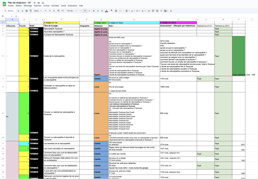 Naturopathe Toulouse : comment j’ai construit une plateforme SEO puissante dans un marché fermé et complexe 5 Capture decran 2025 12 09 a 11.04.21