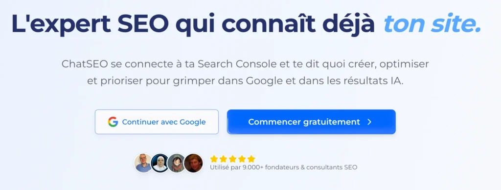 Outils SEO 2026 : ma stack complète 8 ChatSEO avis outil IA SEO - Lucas Fonseque